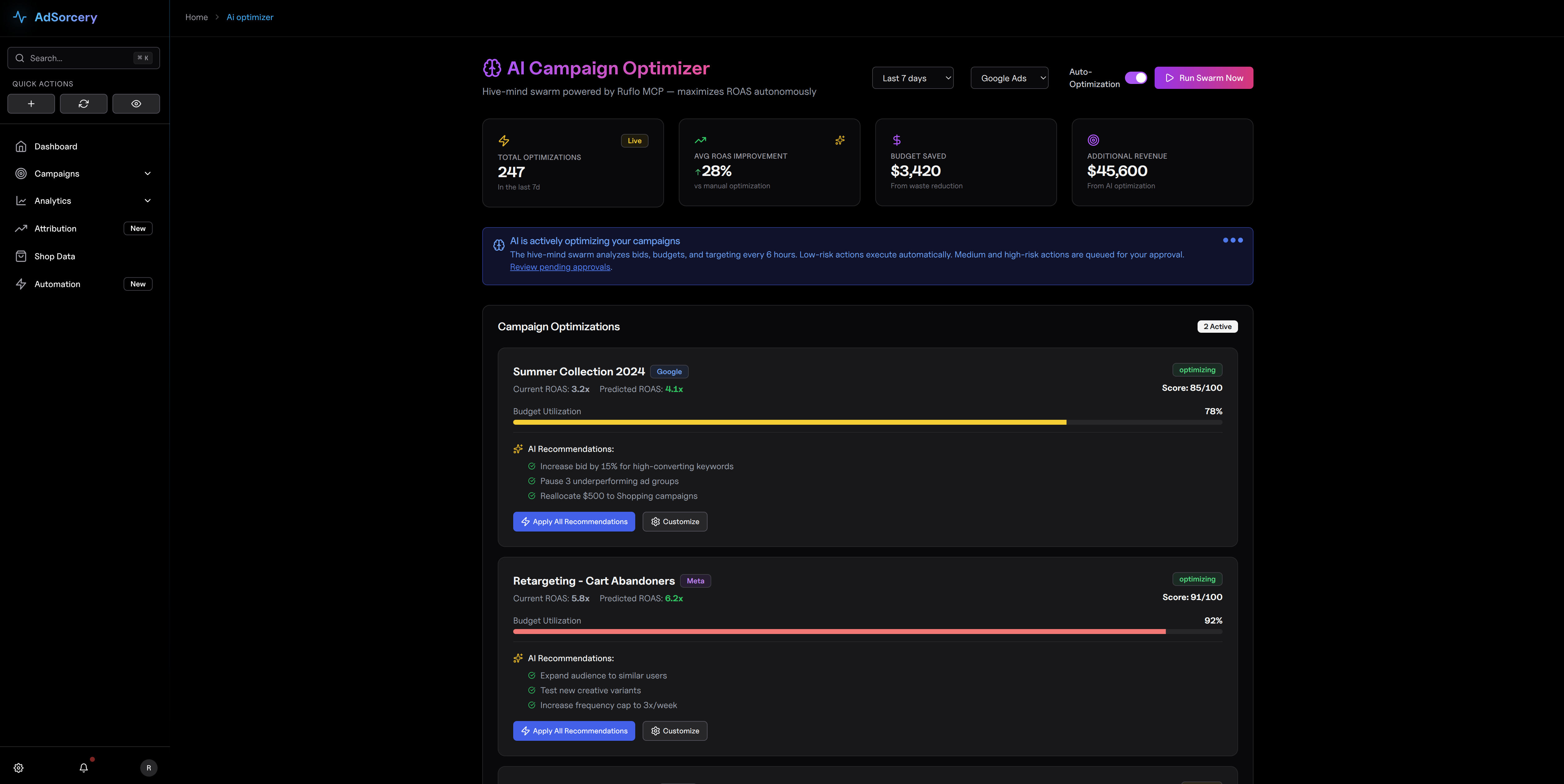 AI Optimization Engine