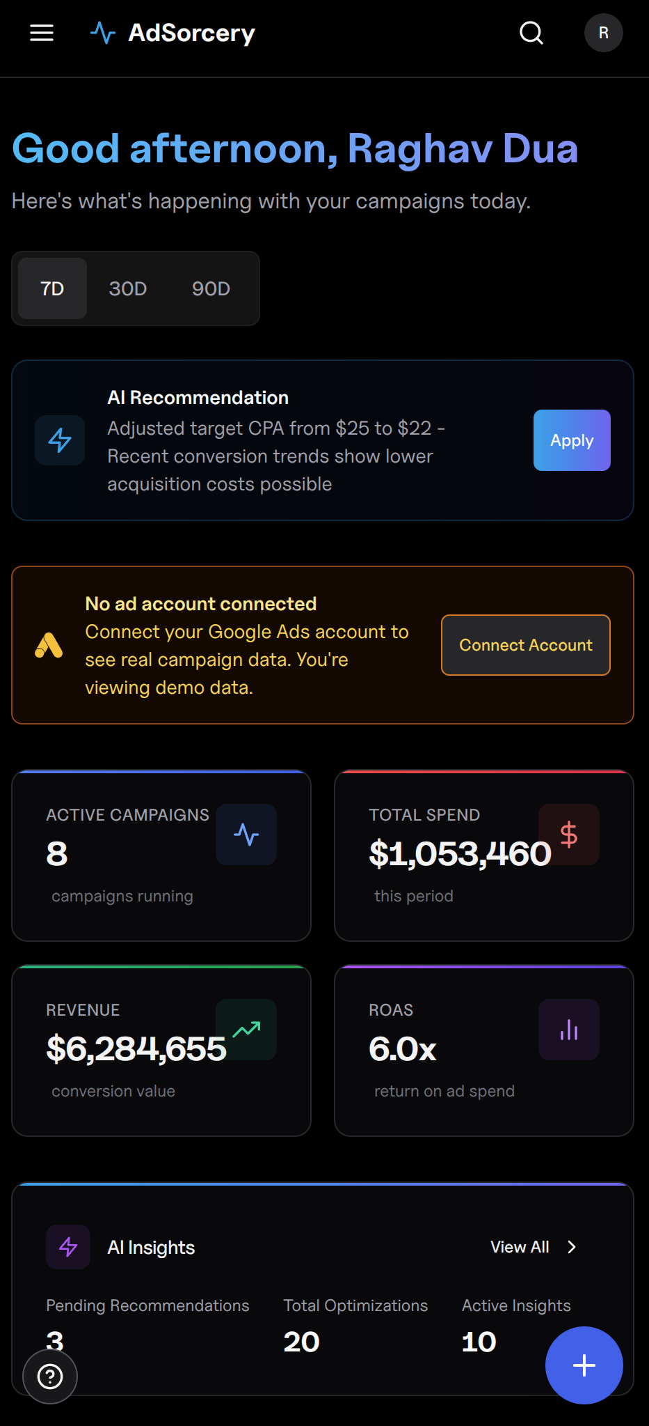 Multi-Platform Analytics Dashboard